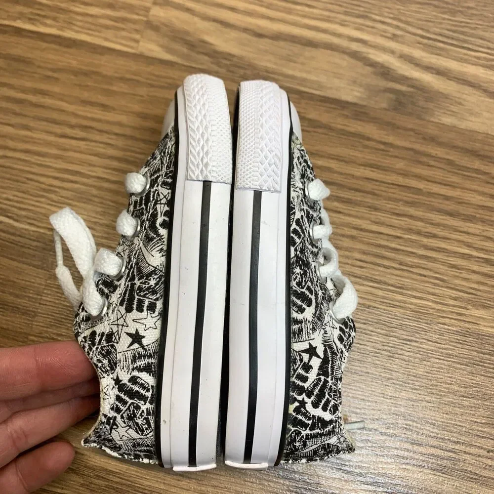 Converse CT AS Street Slip-On White/Black Boys Toddler's‎ Sneakers-Size 5 EU 21